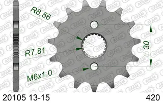 AFAM Framdrev #420 - Honda CR/CRF/XR CR80/85, CRF50/70, XR50/70cc