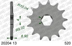 AFAM Framdrev #520 - Honda CR 125 CR 125 R (1984 - 1985)