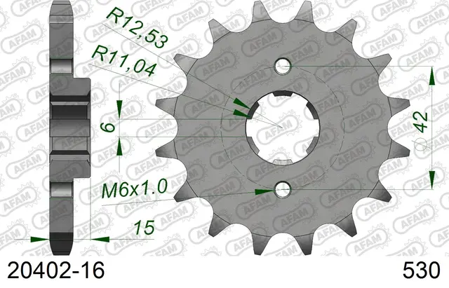 AFAM Framdrev 530 16T 