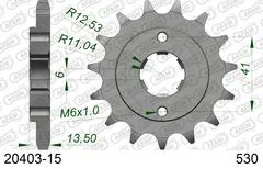 AFAM Framdrev 530 15T