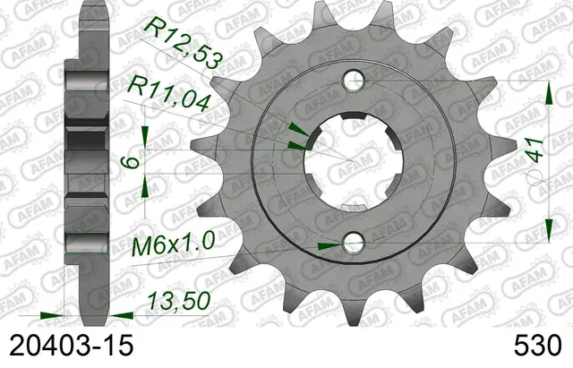 AFAM Framdrev 530 15T 