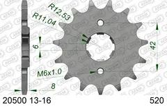 AFAM Framdrev #520 - Honda CB/CL/XL/XR