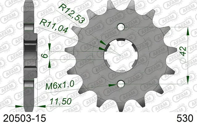 AFAM Framdrev 530 15T 