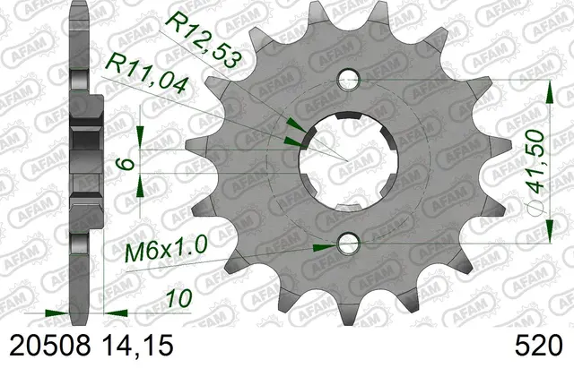 AFAM Framdrev #520 - Honda NX 500/650 