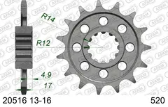 AFAM Framdrev#520 - Honda CB/CBR 600
