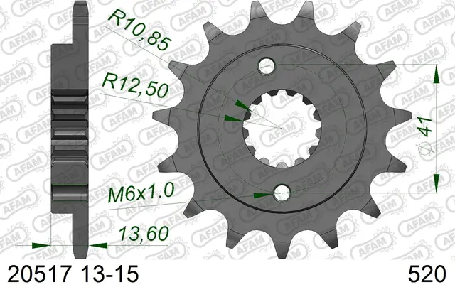 AFAM Framdrev #520 - Honda XR 650 R (2000 - 2007) 