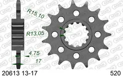 AFAM Framdrev #520 - Honda CB/CBR