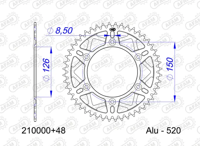 AFAM Bakdrev SC #520+ - STARK Varg Stark Varg Electric 2023-> 