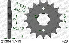 AFAM Framdrev #428 - Yamaha XT 350 XT 350 (1985 - 1998)