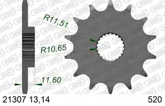 AFAM Framdrev #520 - Yamaha TT 250R