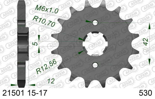 AFAM Framdrev #530 - Yamaha 