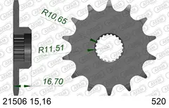 AFAM Framdrev #520 - Yamaha XJ 600