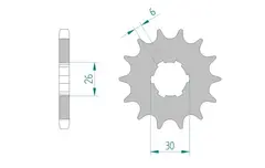 AFAM Framdrev 530 17T