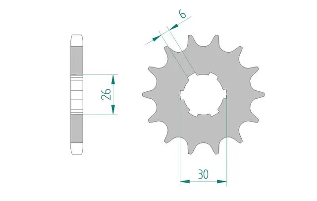 AFAM Framdrev 530 17T 