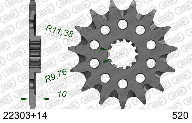 AFAM Framdrev #520 SC 
