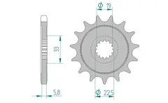 AFAM Framdrev 530 14T