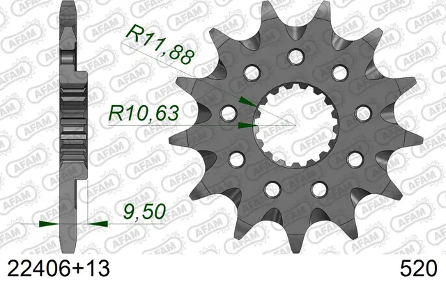 AFAM Framdrev #520 SC 