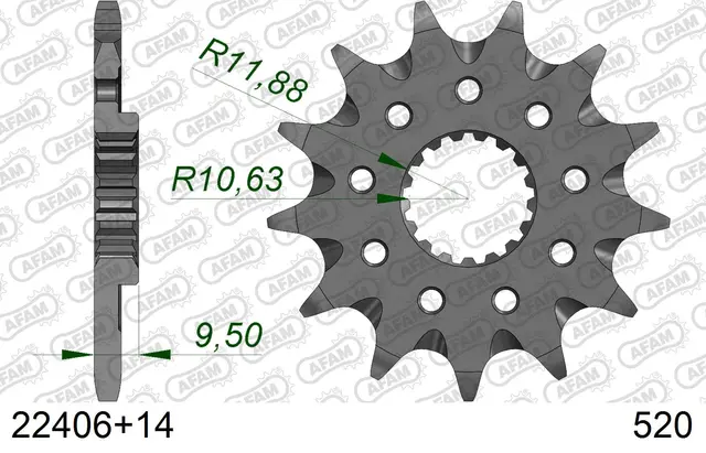 AFAM Framdrev #520 SC 