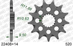 AFAM Framdrev #520 SC