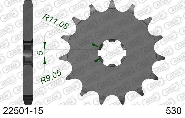 AFAM Framdrev 530 15T 