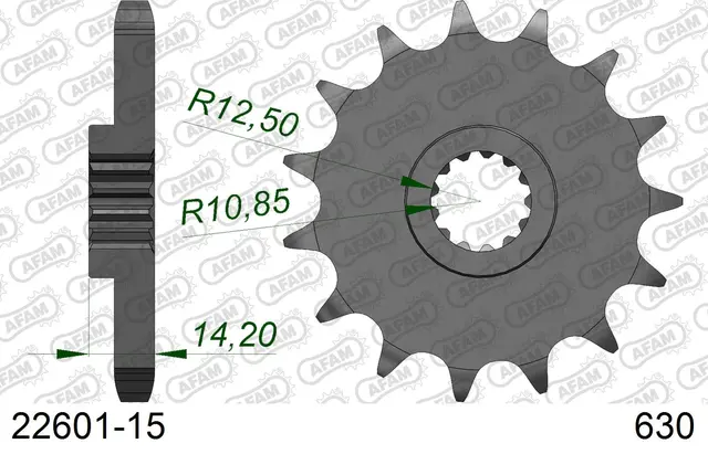 AFAM Framdrev 630 15T 