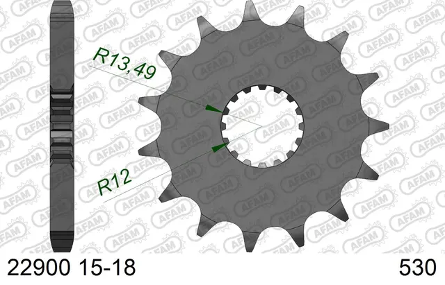 AFAM Framdrev #530 - Suzuki GSX/-R GSX1340, GSX-R1000/1340 