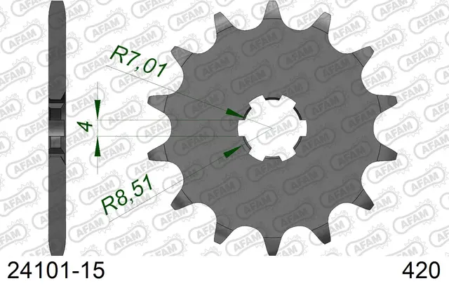 AFAM Framdrev 420 15T 