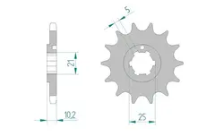 AFAM Framdrev 525 15T