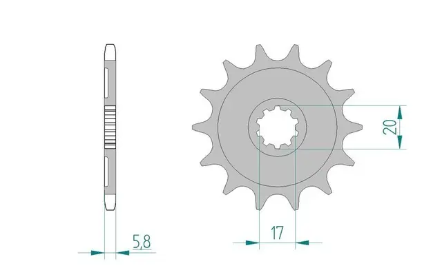 AFAM Framdrev #520 SC 