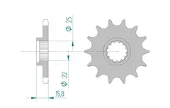 AFAM Framdrev 525