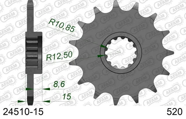 AFAM Framdrev 520 15T 