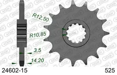 AFAM Framdrev 525 15T