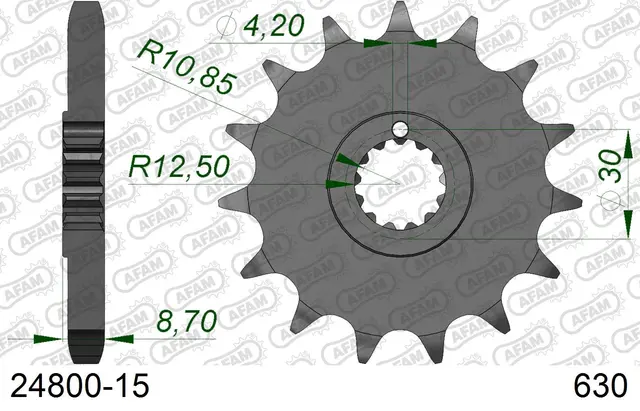 AFAM Framdrev 630 15T 