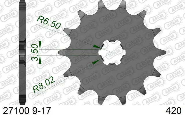 AFAM Framdrev #420 - Kawa/Suzuki/Yamaha 