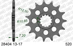 AFAM Framdrev #520 - Kawa/Suz/Triump/Yam ZX10R/RR, ZX7R/RR, GSR, GSX-R, GSX-S++