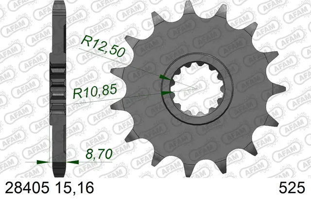 AFAM Framdrev #525 - Kawasaki 