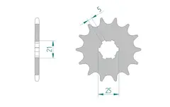 AFAM Framdrev #520 SC