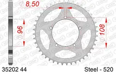 AFAM Bakdrev, St&#229;l #520 - Gilera 125