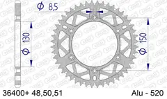 AFAM Bakdrev, Alu #520 S/C-Aprilia/BMW Aprilia RXV 450/550, BMW G 450X