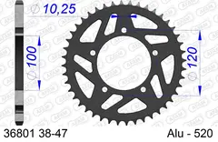 AFAM Bakdrev, Alu #520 - Aprilia RS125-660, RSV 660-1000