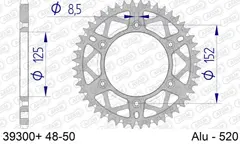 AFAM Bakdrev, Alu #520 S/C - Beta RR 125/200/250/300/350/390/400/430/450/498