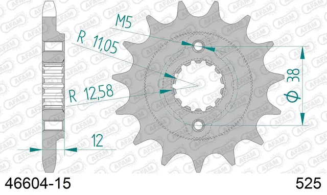 AFAM Framdrev  525 