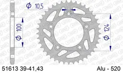 AFAM Bakdrev, Aluminium #520 - Ducati 749/959