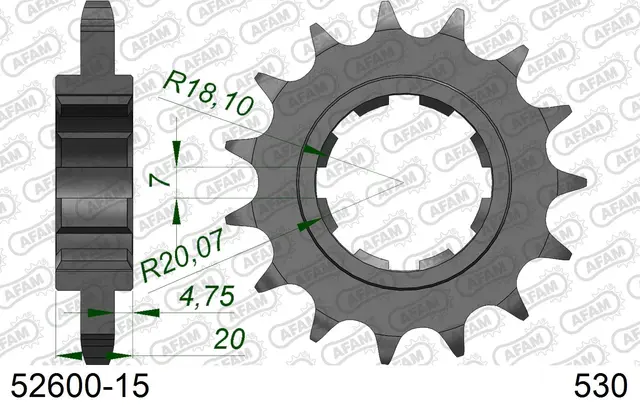 AFAM Framdrev 530 