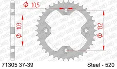 AFAM Bakdrev, St&#229;l #520 - KTM