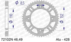 AFAM Bakdrev - Alu, #428 - HQ/KTM TC85, SX85/150