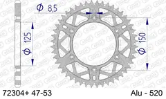 AFAM Bakdrev, Alu #520 SC - HQ/KTM, 50T GAS-GAS, Husaberg, Husqvarna, KTM