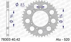 AFAM Bakdrev, Alu #520 - Montesa/Honda Montesa/Honda 310/311/314/315