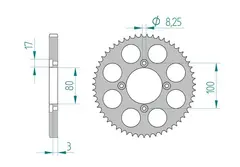 Bakdrev, Aluminium #428 SCORPA125TY