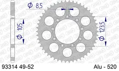 AFAM Bakdrev, Aluminium #520 - TM